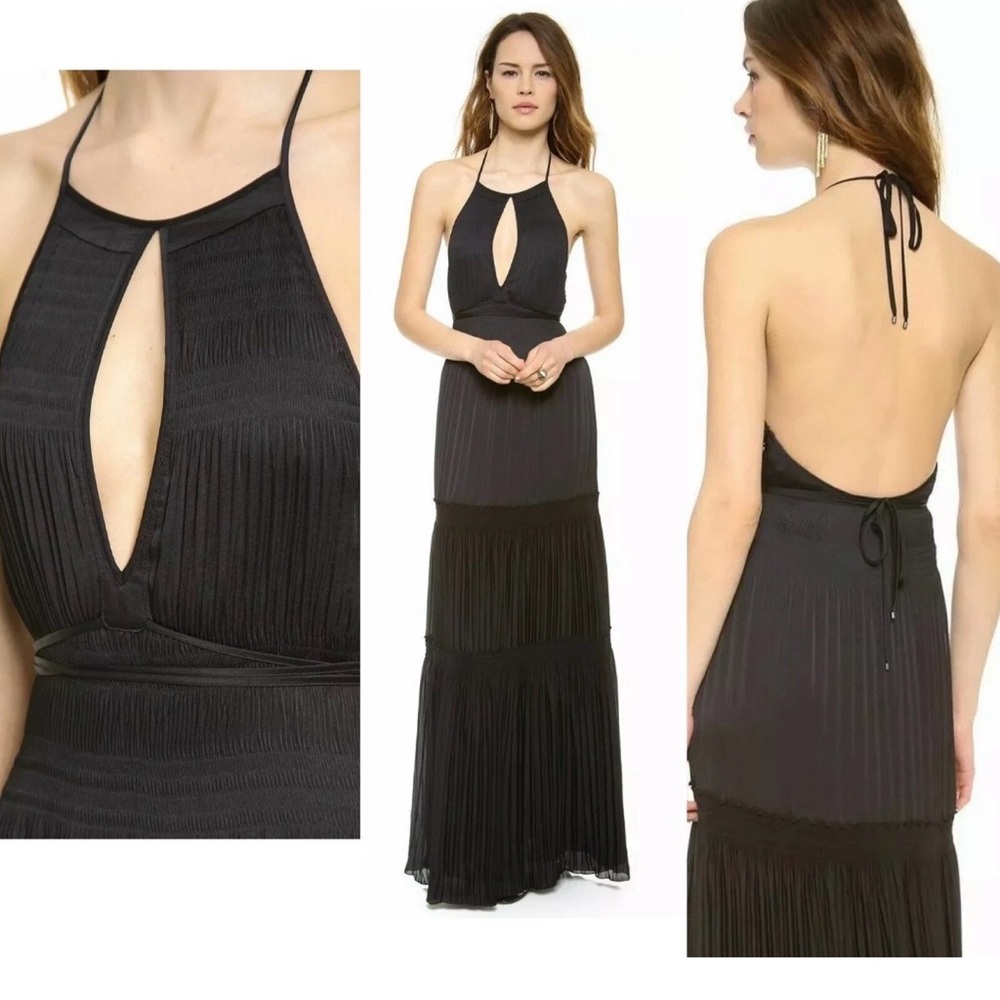 Diane Von Furstenberg “Aden” - Black Maxi Halter NWT